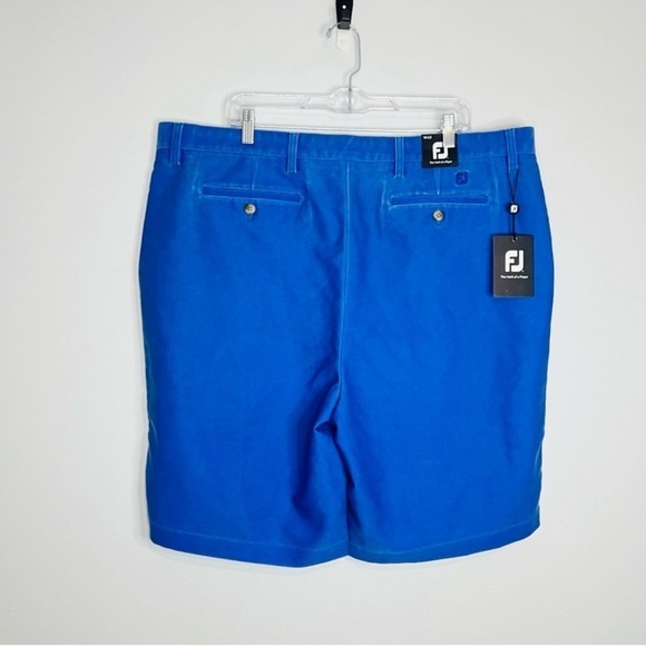 NWT FootJoy Blue Washed Twill Chino Shorts 42W - Picture 6 of 6